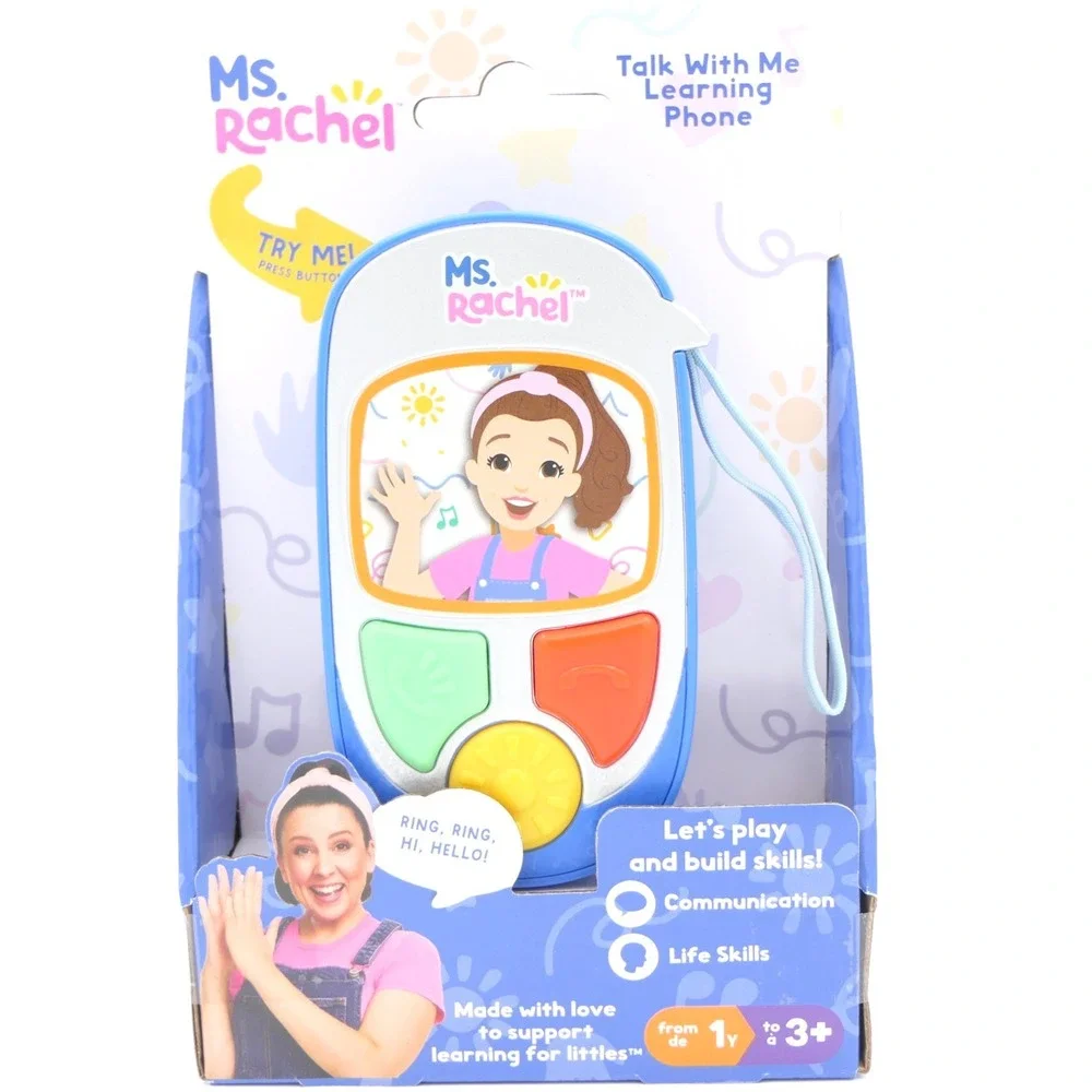 Spin Master Ms. Rachel Talk With Me Learning Phone Ages 1-3+ Education Skill Toy